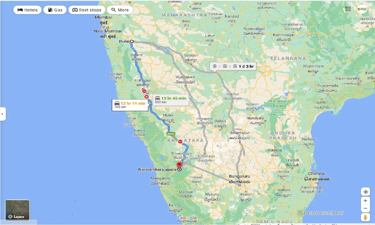 pune-to-narasimharajapura-round-trip