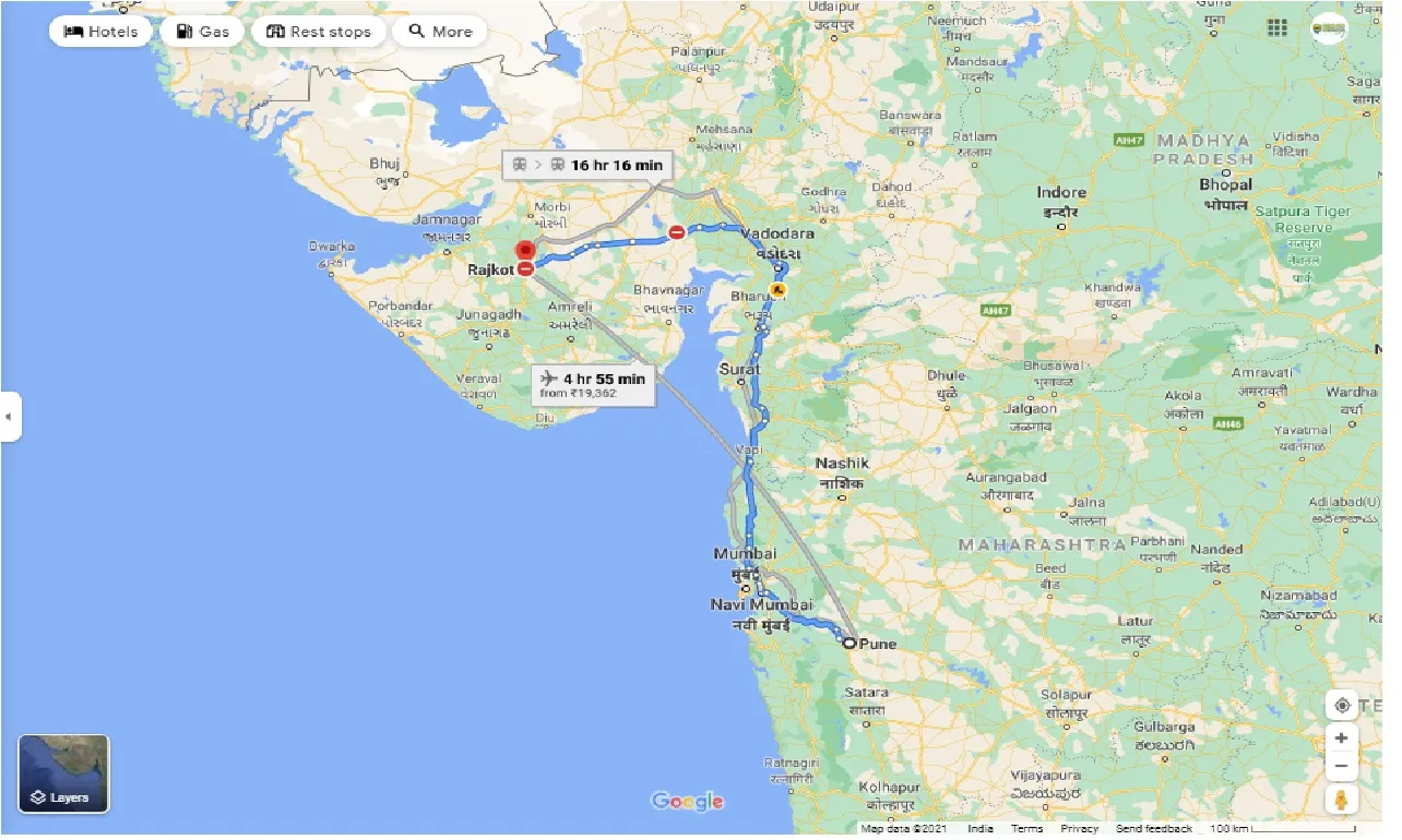 pune-to-rajkot-round-trip