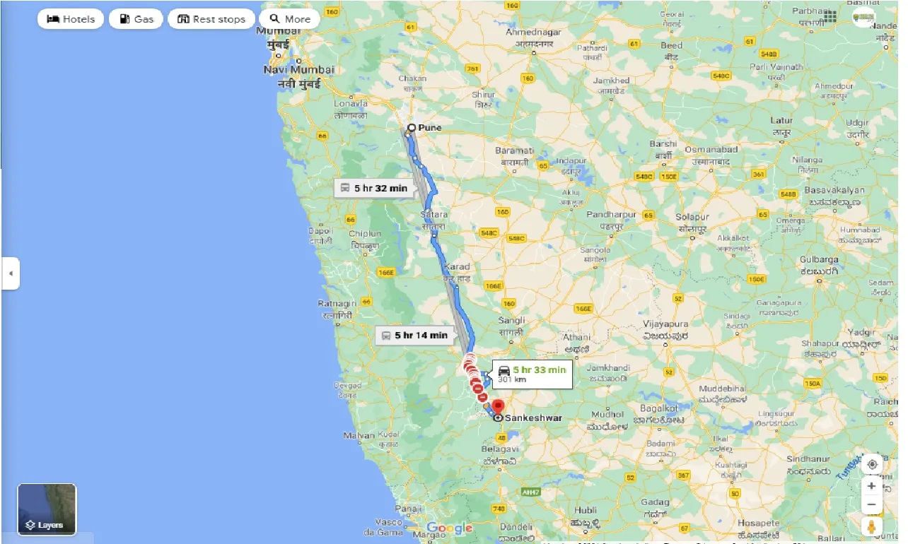 pune-to-sankeshwar-one-way