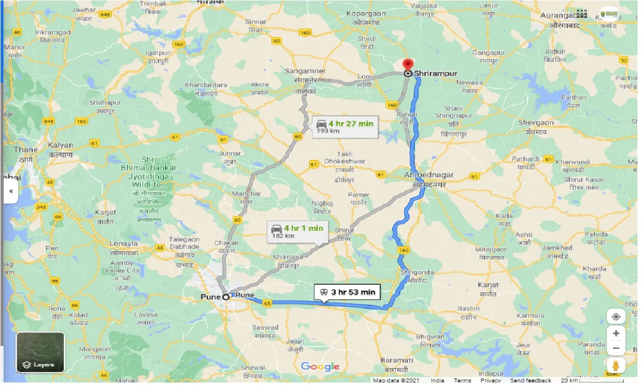 pune-to-shrirampur-one-way