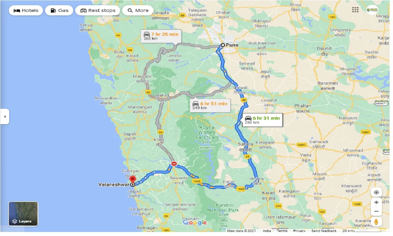 pune-to-velneshwar-beach-one-way