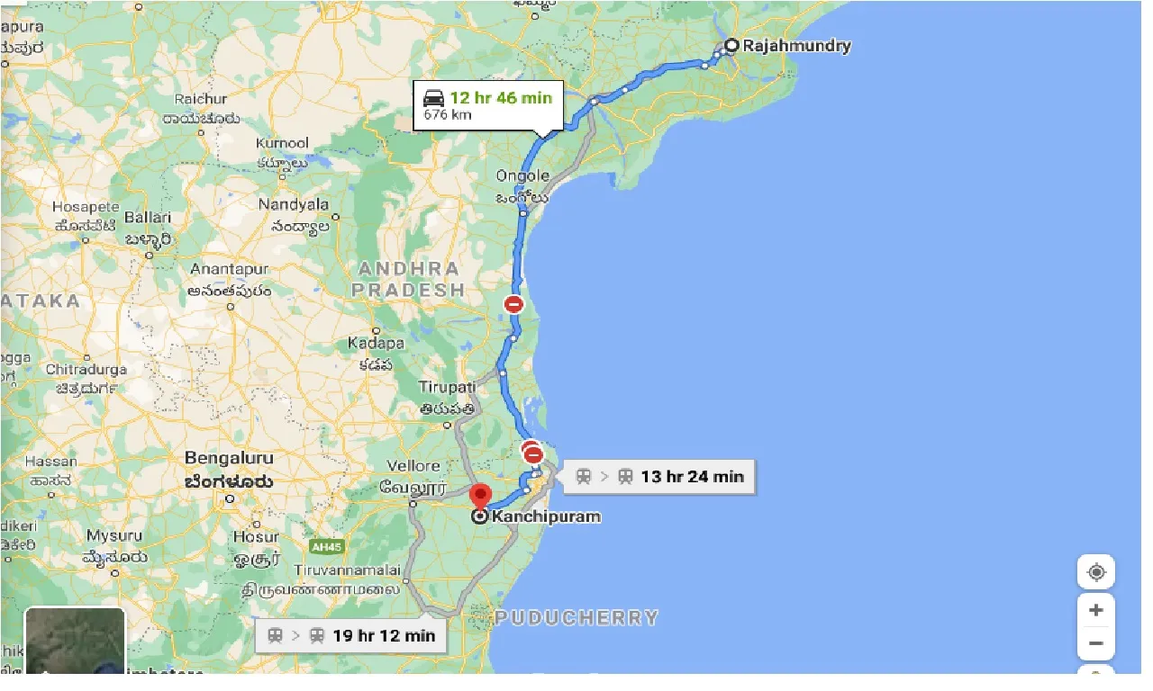 rajahmundry-to-kanchipuram-taxi