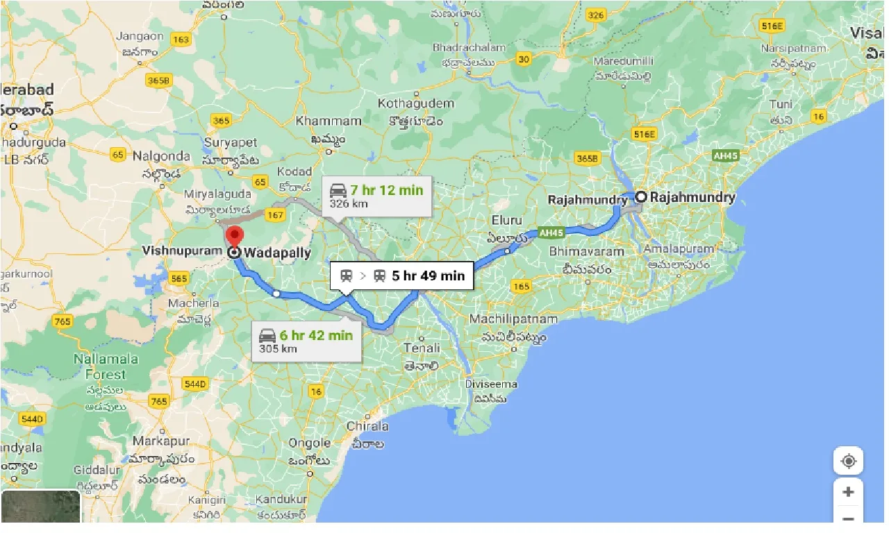 rajahmundry-to-wadapally-one-way