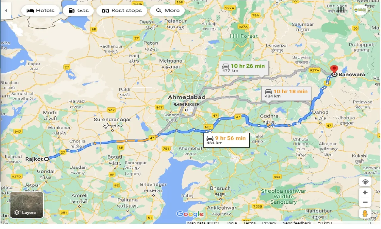 rajkot-to-banswara-taxi