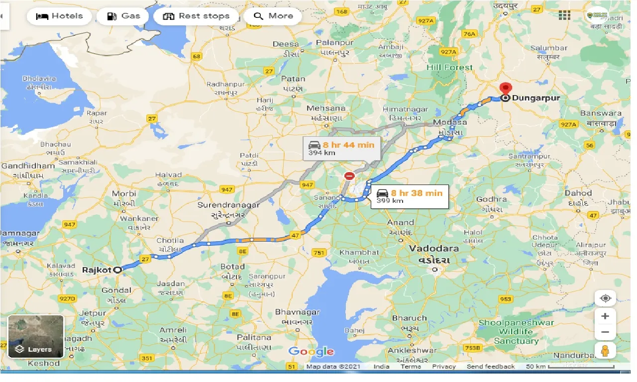 rajkot-to-dungarpur-one-way