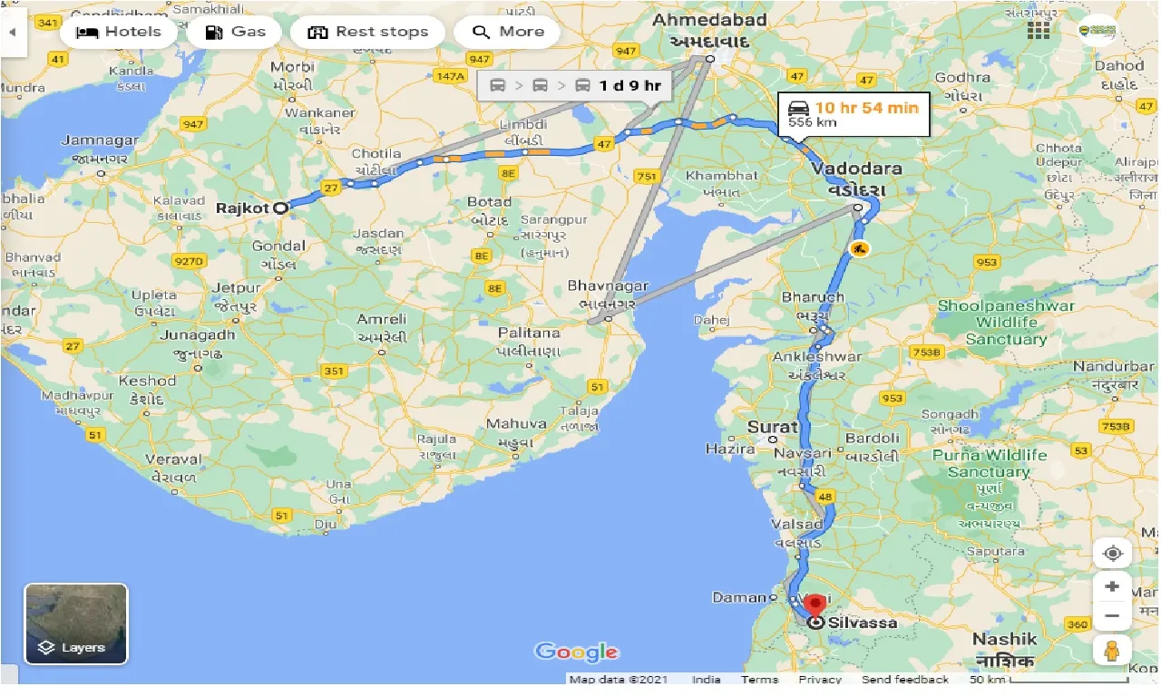 rajkot-to-silvassa-one-way