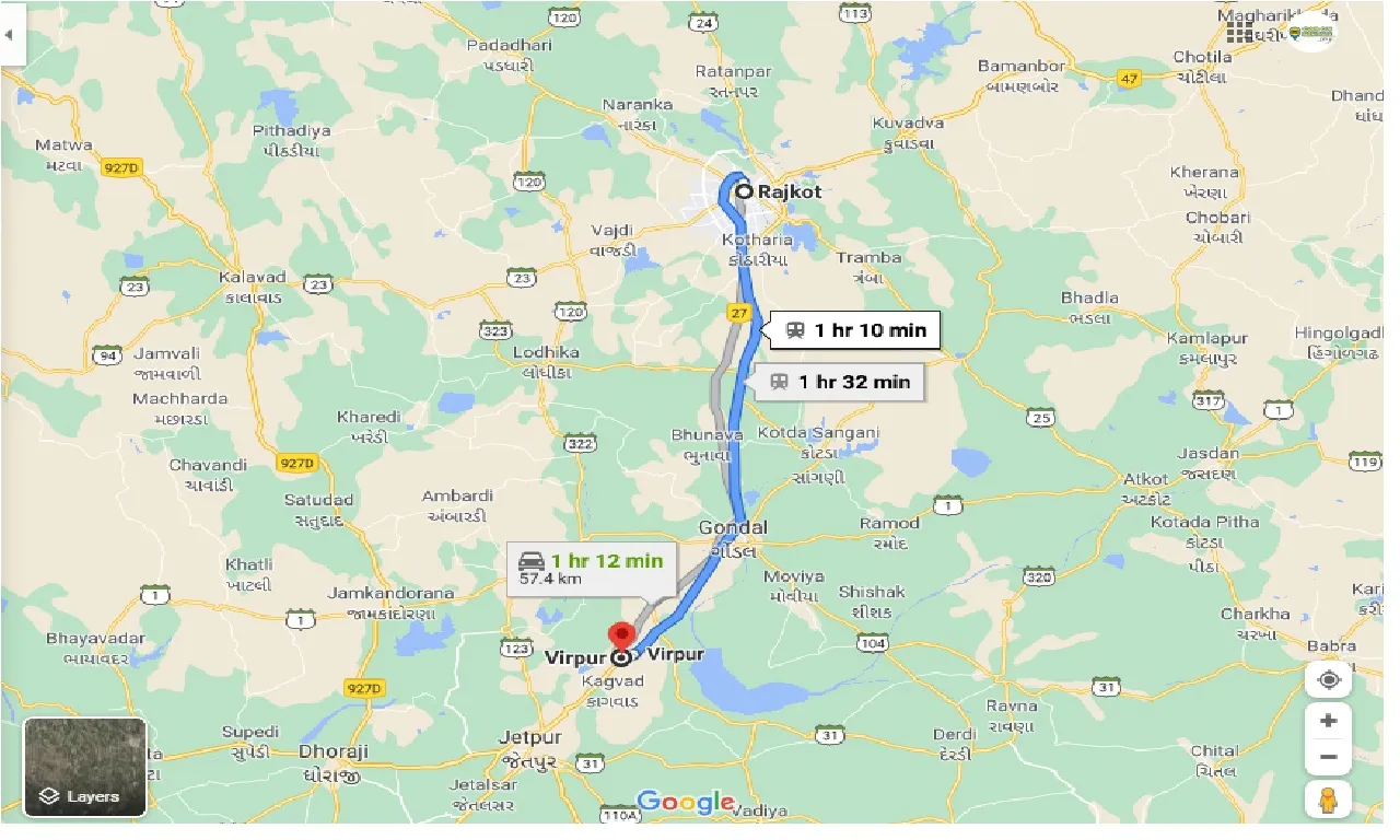 rajkot-to-virpur-taxi