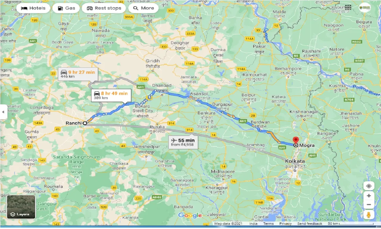 ranchi-to-chinsurah-magra-round-trip