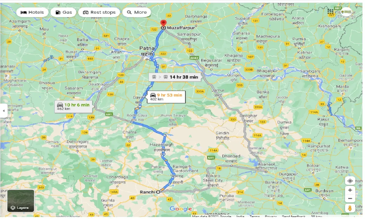 ranchi-to-muzaffarpur-one-way