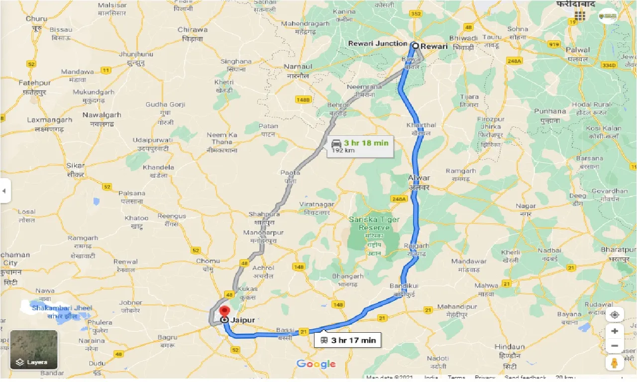 rewari-to-jaipur-round-trip