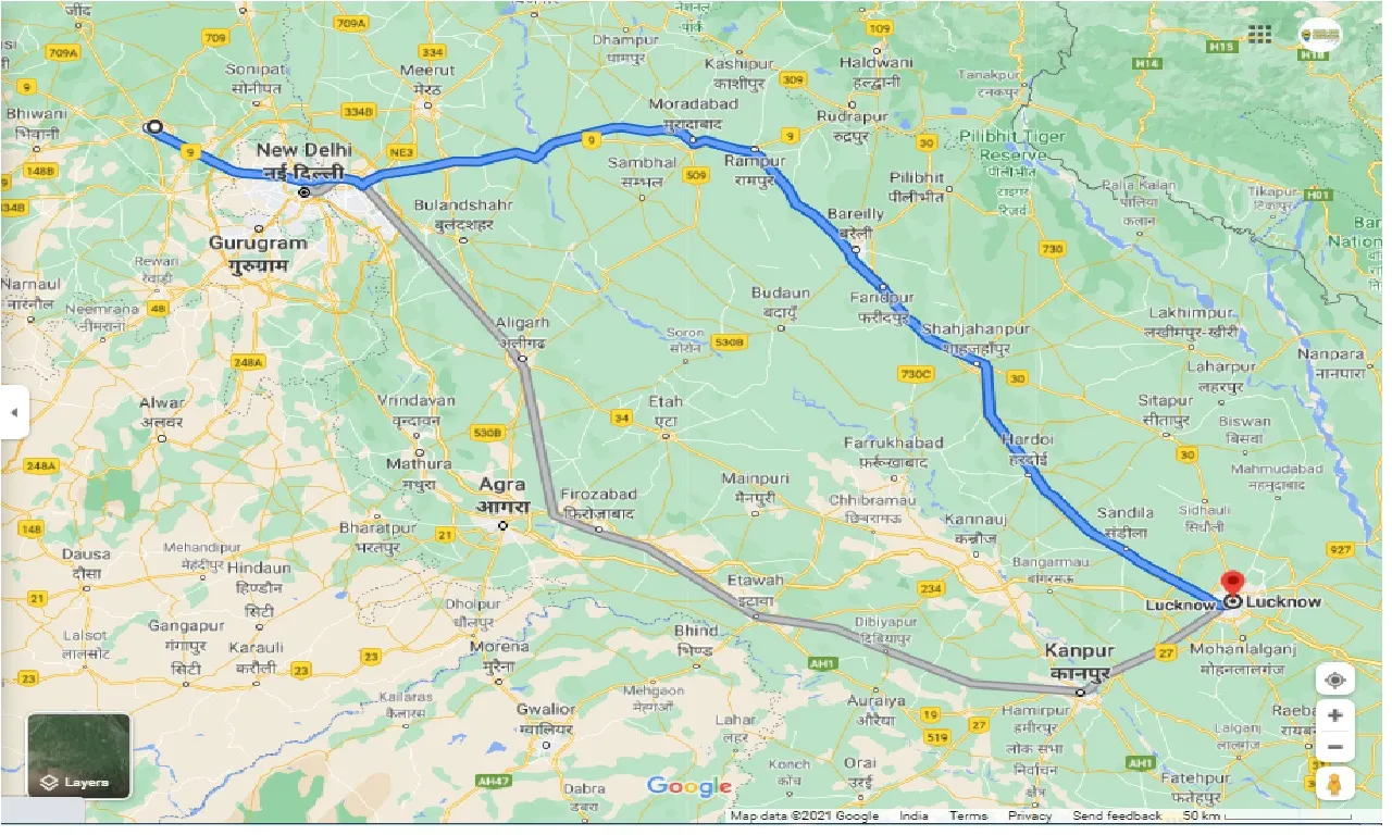 rohtak-to-lucknow-round-trip