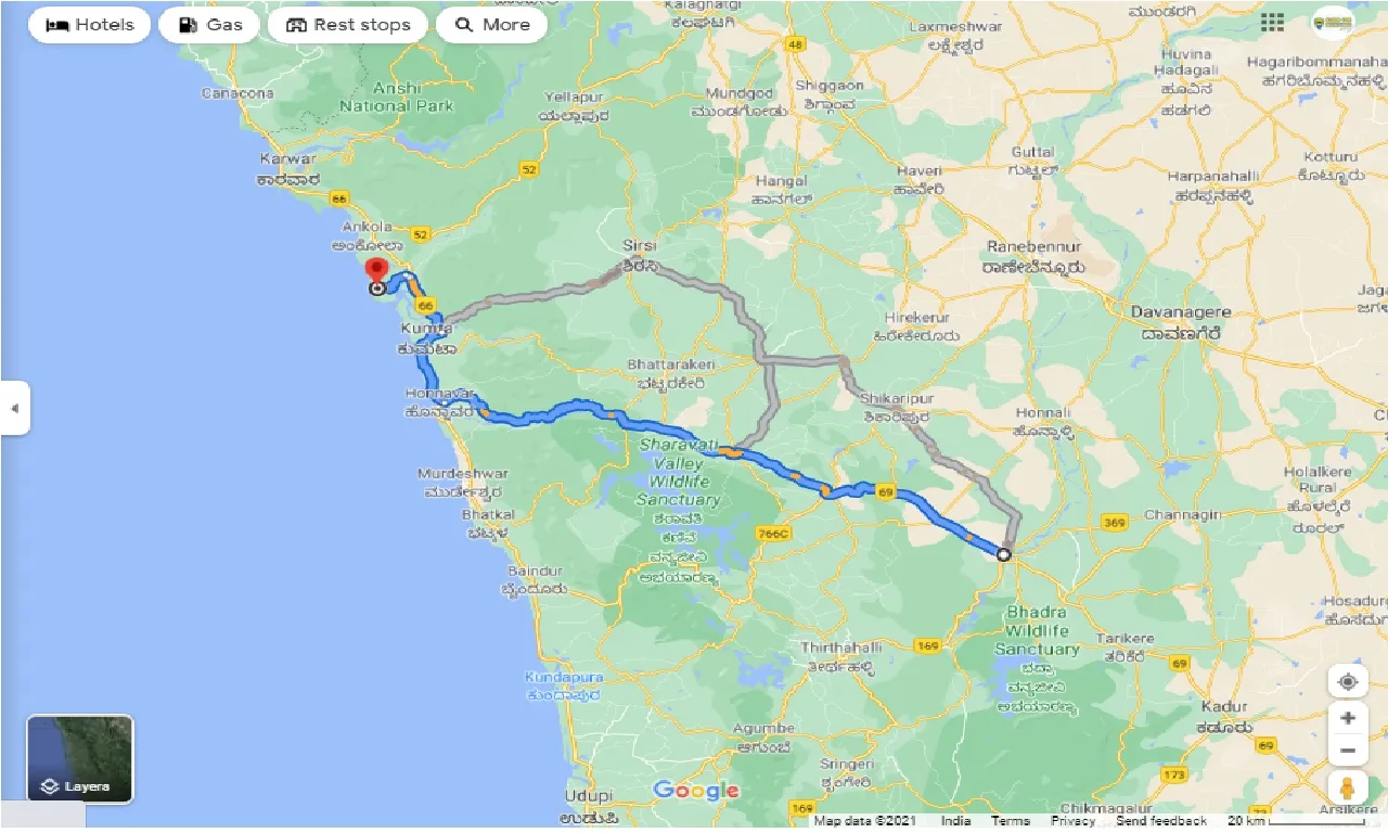 shimoga-to-gokarna-round-trip