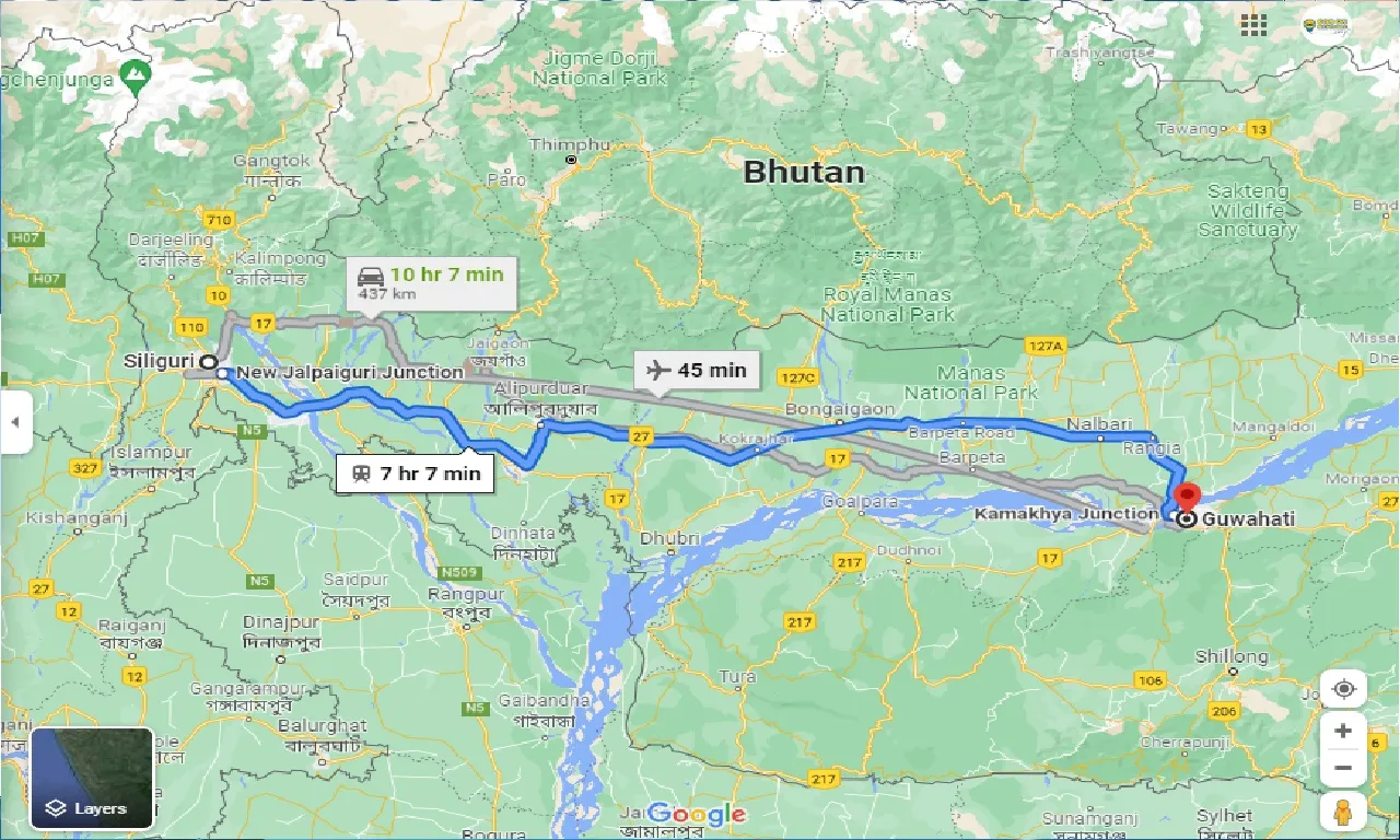 siliguri-to-guwahati-round-trip