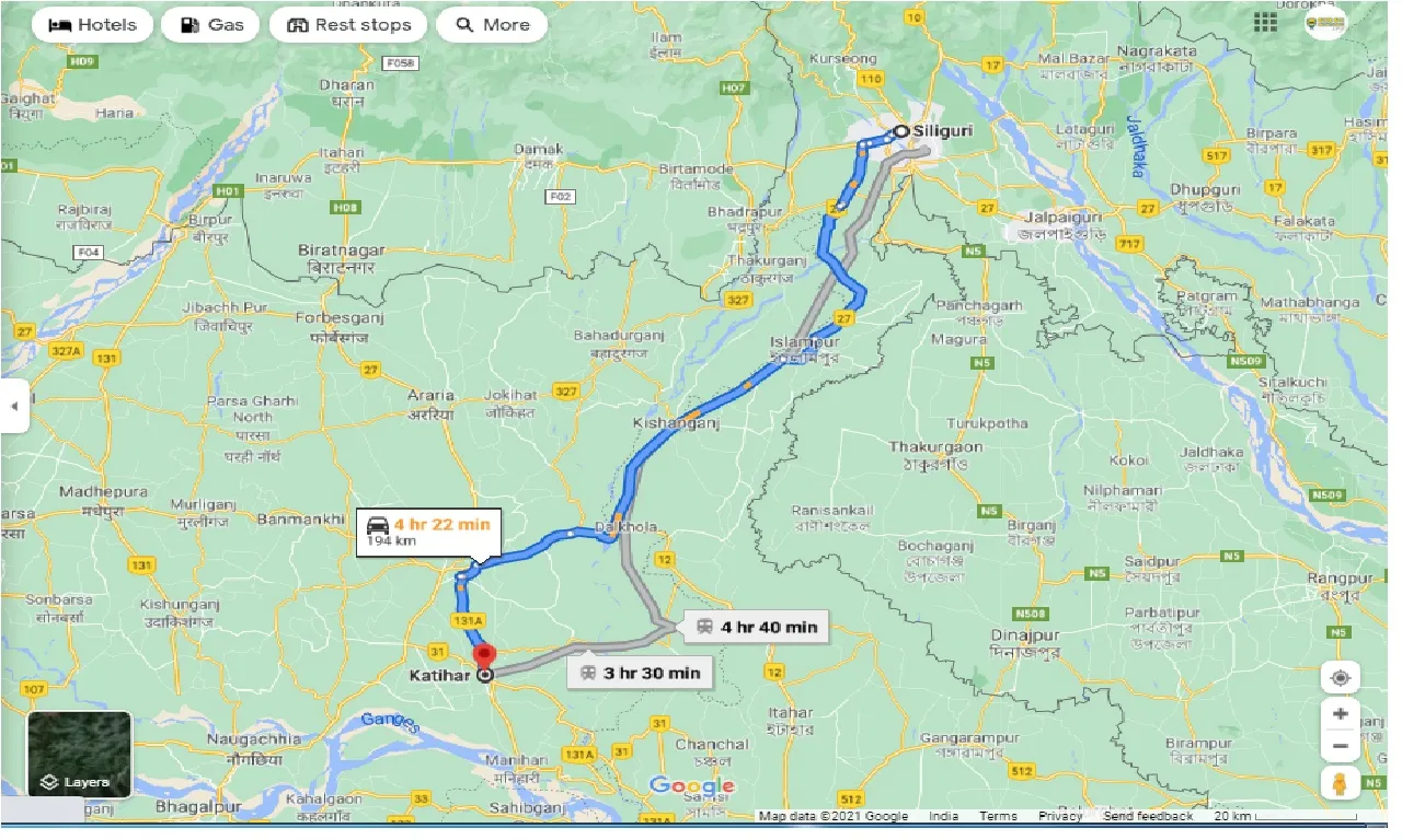 siliguri-to-katihar-round-trip