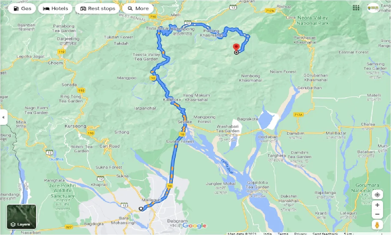 siliguri-to-lolegaon-round-trip