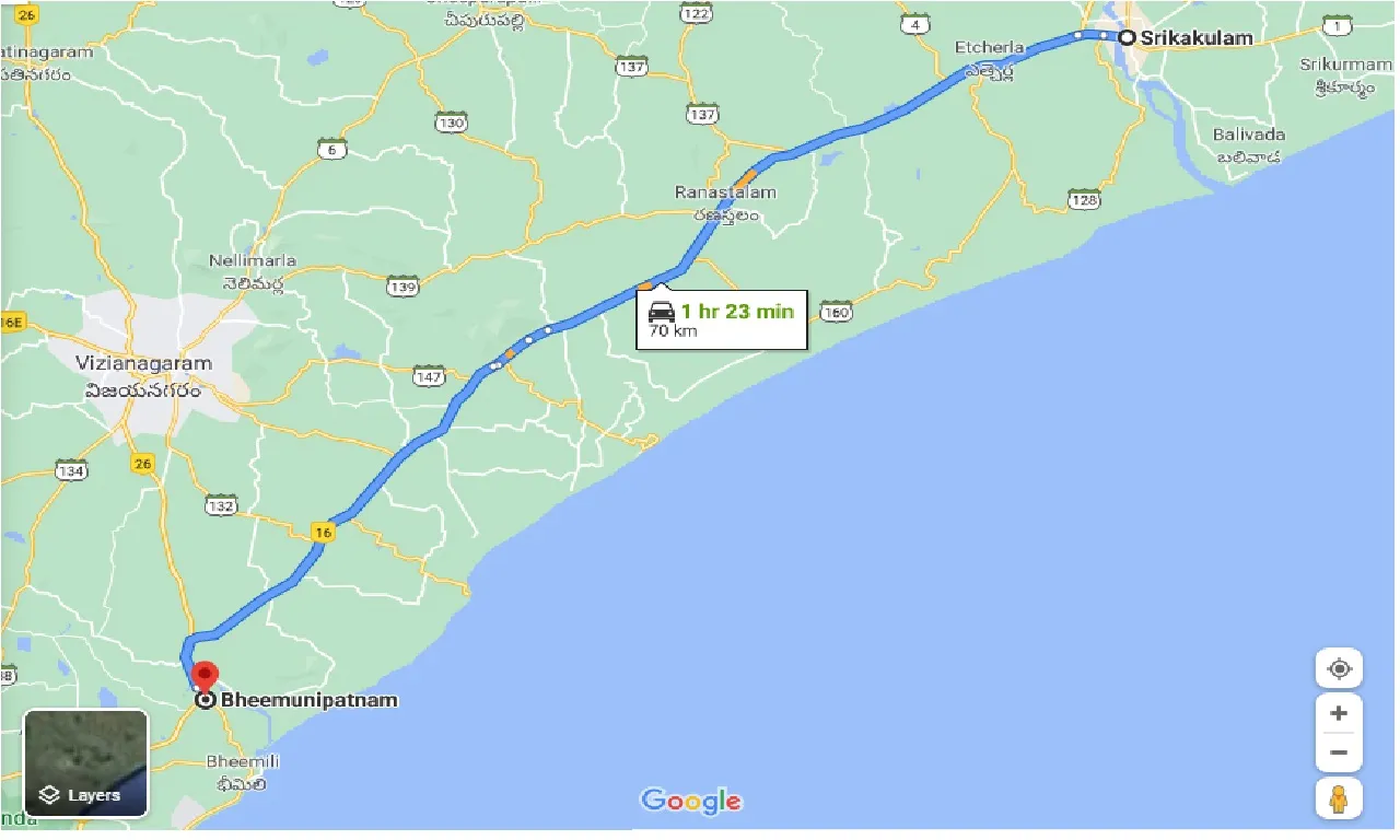 srikakulam-to-bheemunipatnam-one-way