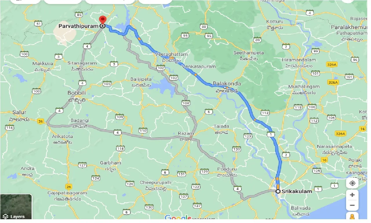 srikakulam-to-parvathipuram-taxi