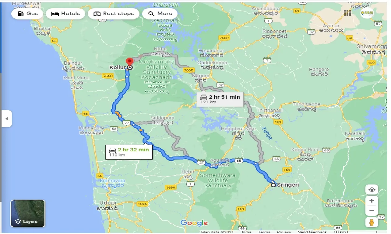 sringeri-to-kollur-one-way