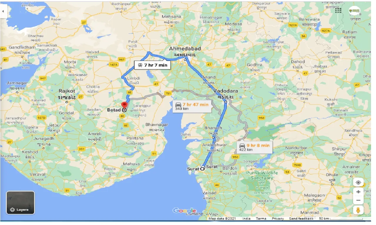 surat-to-botad-round-trip