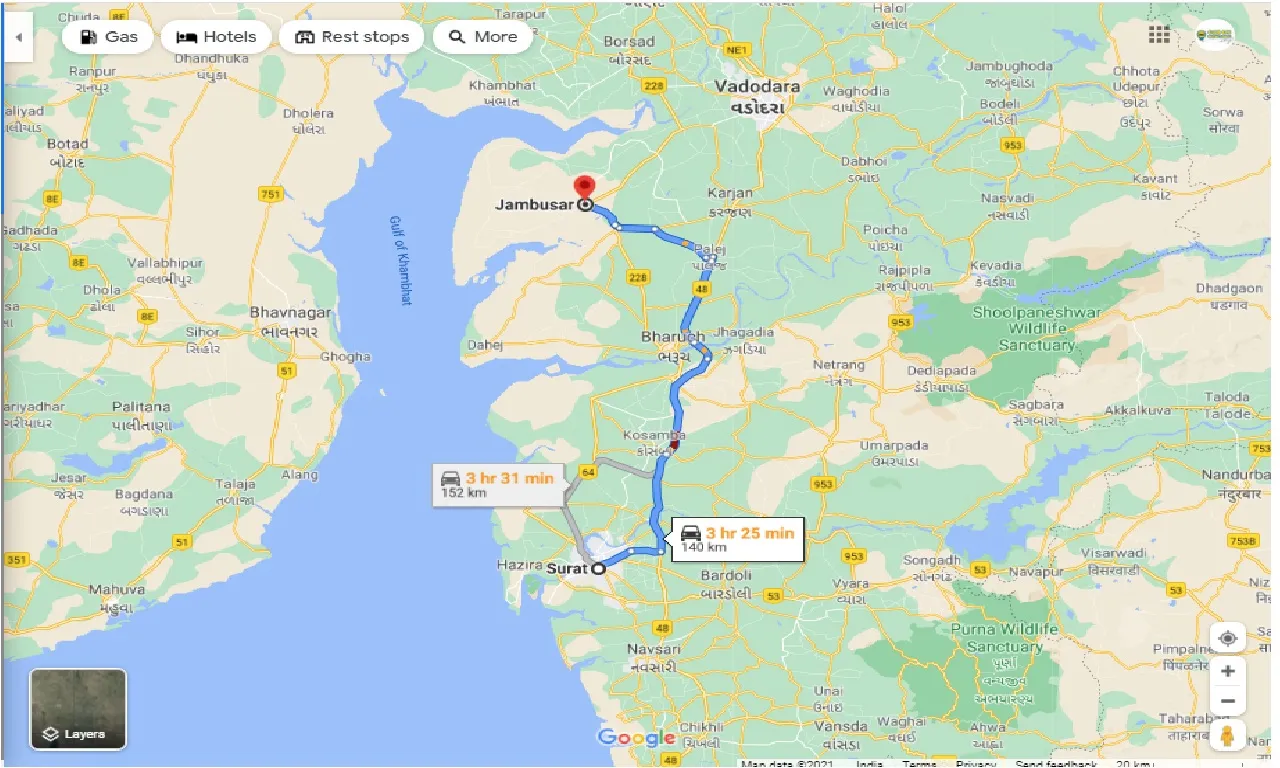 surat-to-jambusar-round-trip