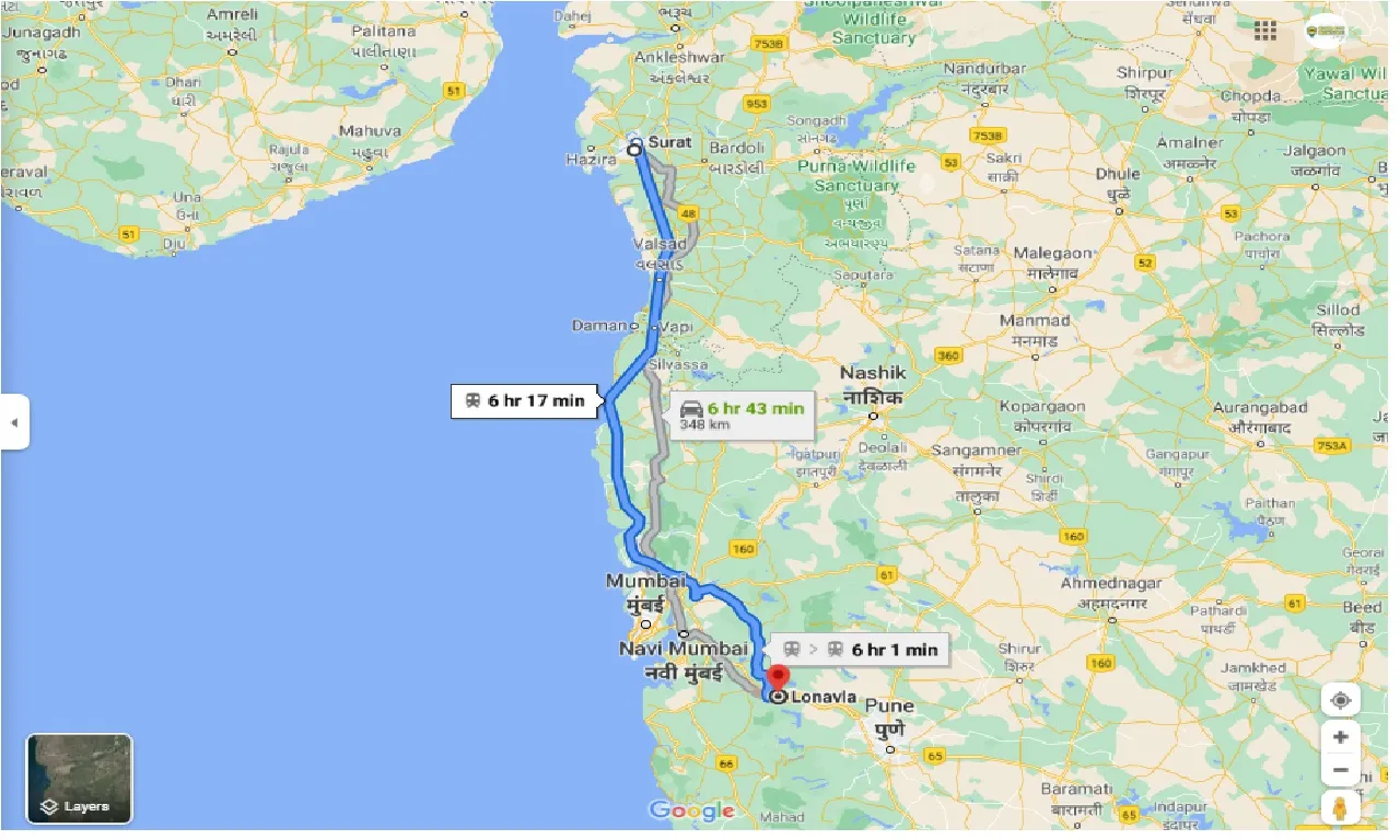 surat-to-lonavala-round-trip