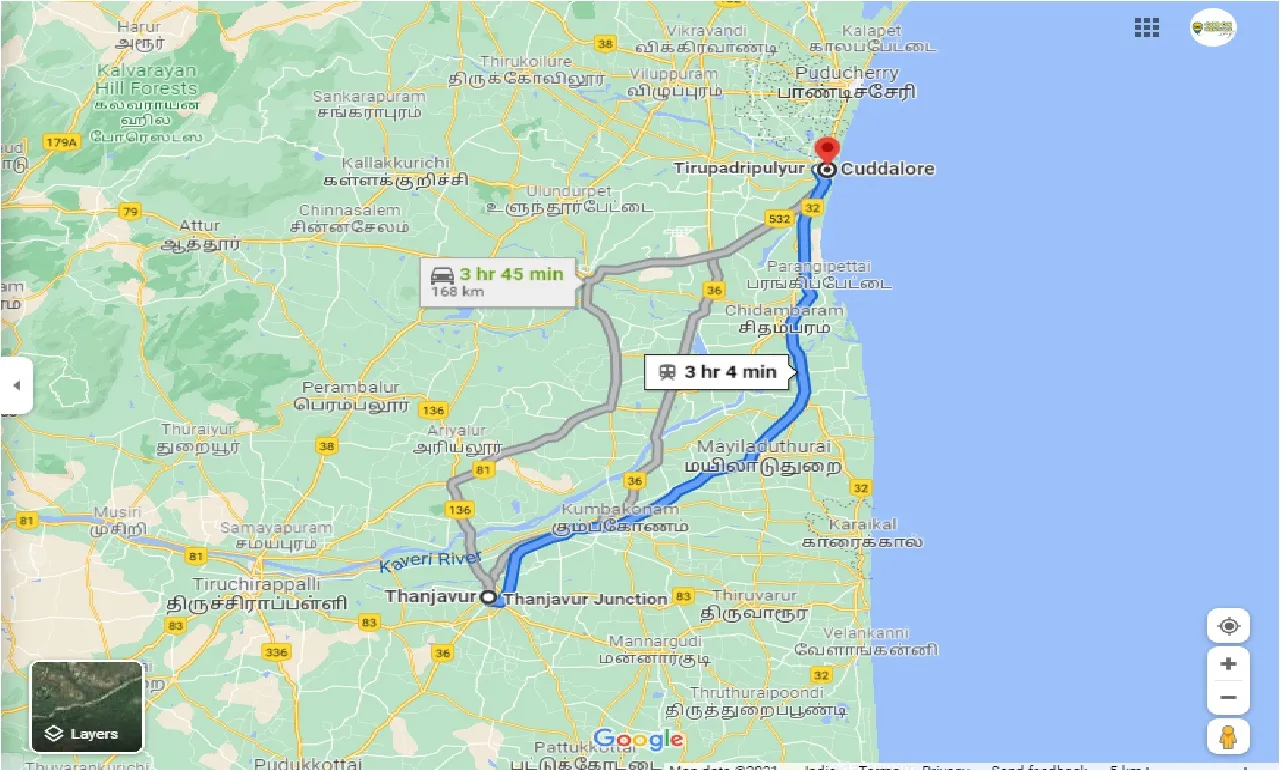 thanjavur-to-cuddalore-round-trip