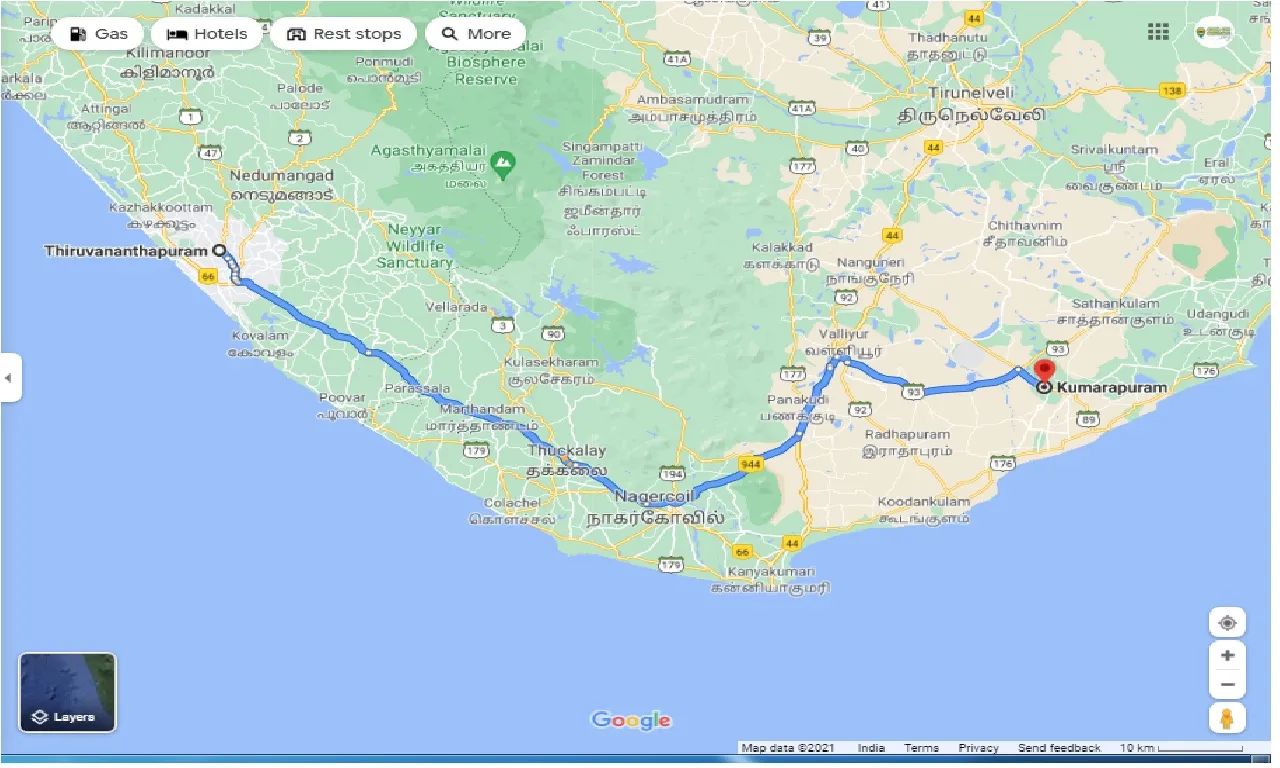 thiruvananthapuram-to-kumarapuram-round-trip