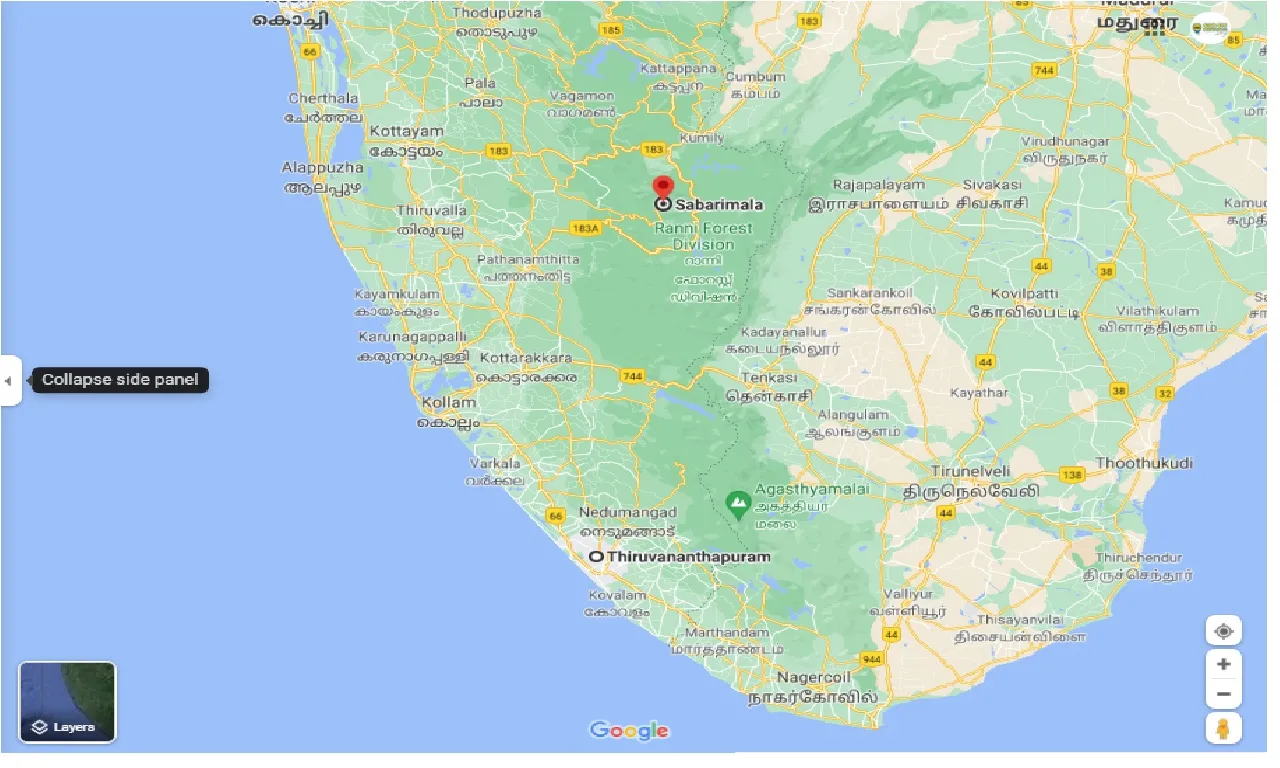 thiruvananthapuram-to-sabarimala-one-way