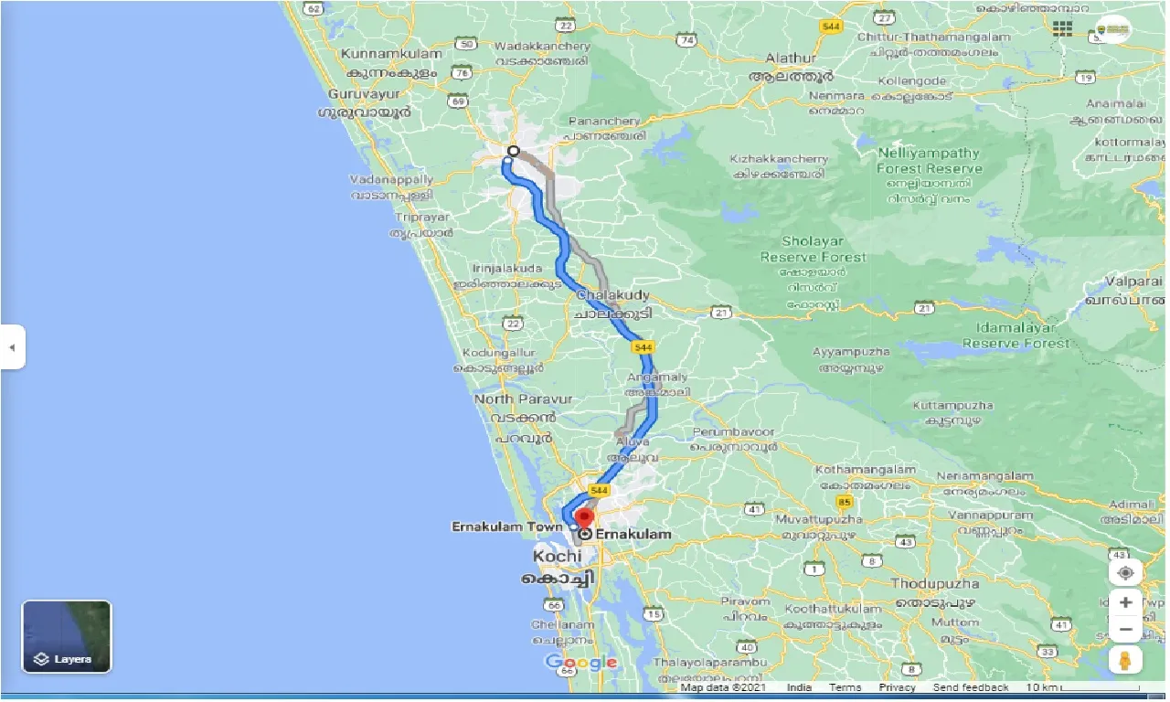 thrissur-to-ernakulam-one-way