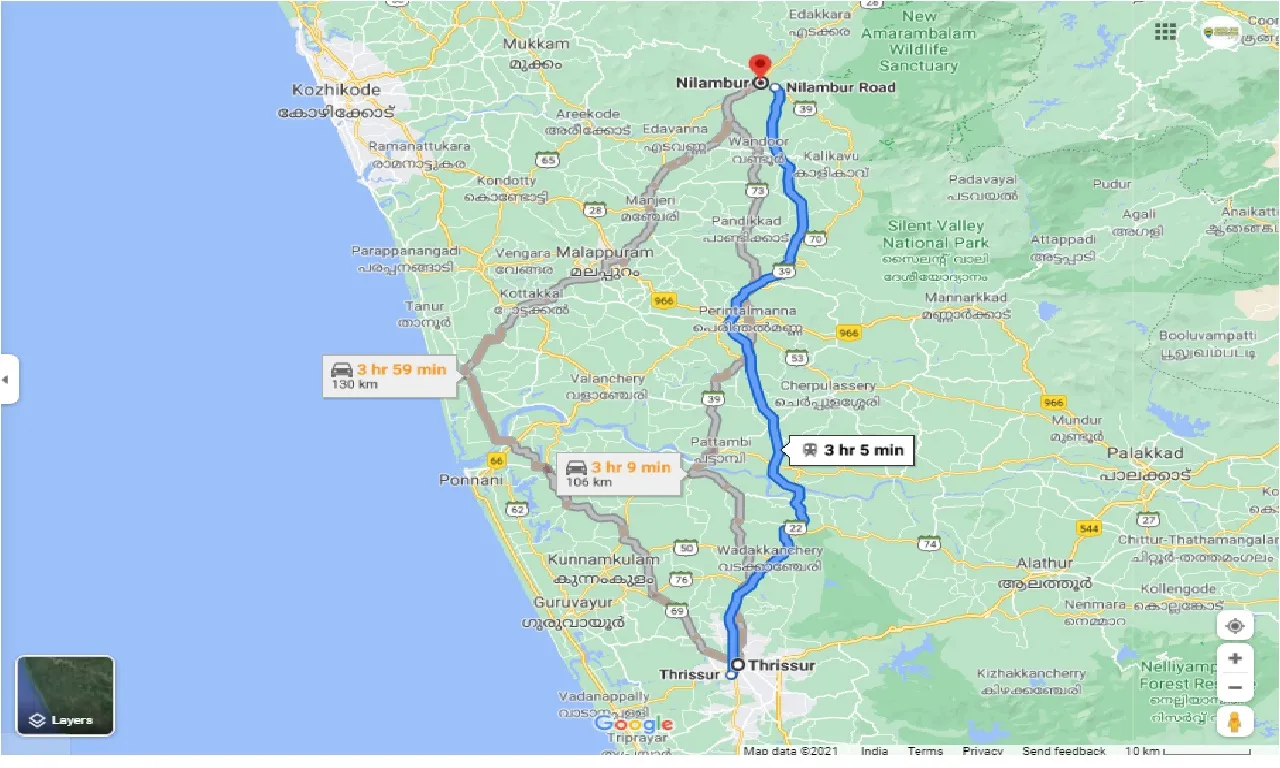 thrissur-to-nilambur-one-way