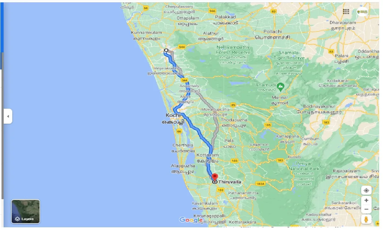 thrissur-to-thiruvalla-one-way