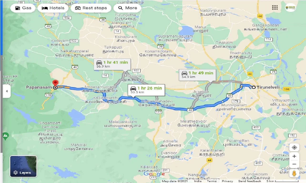 tirunelveli-to-papanasam-round-trip