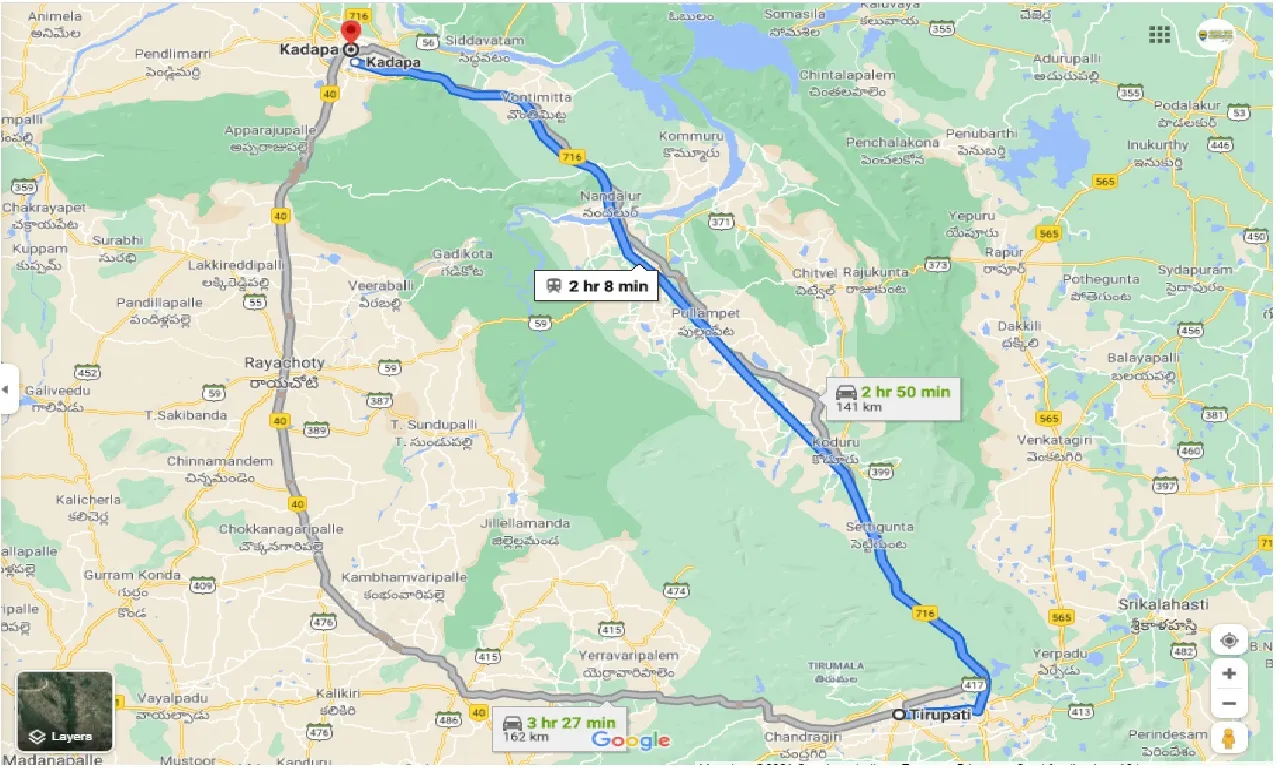 tirupati-to-kadapa-round-trip