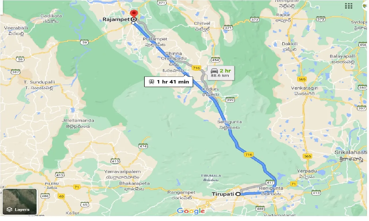 tirupati-to-rajampet-one-way