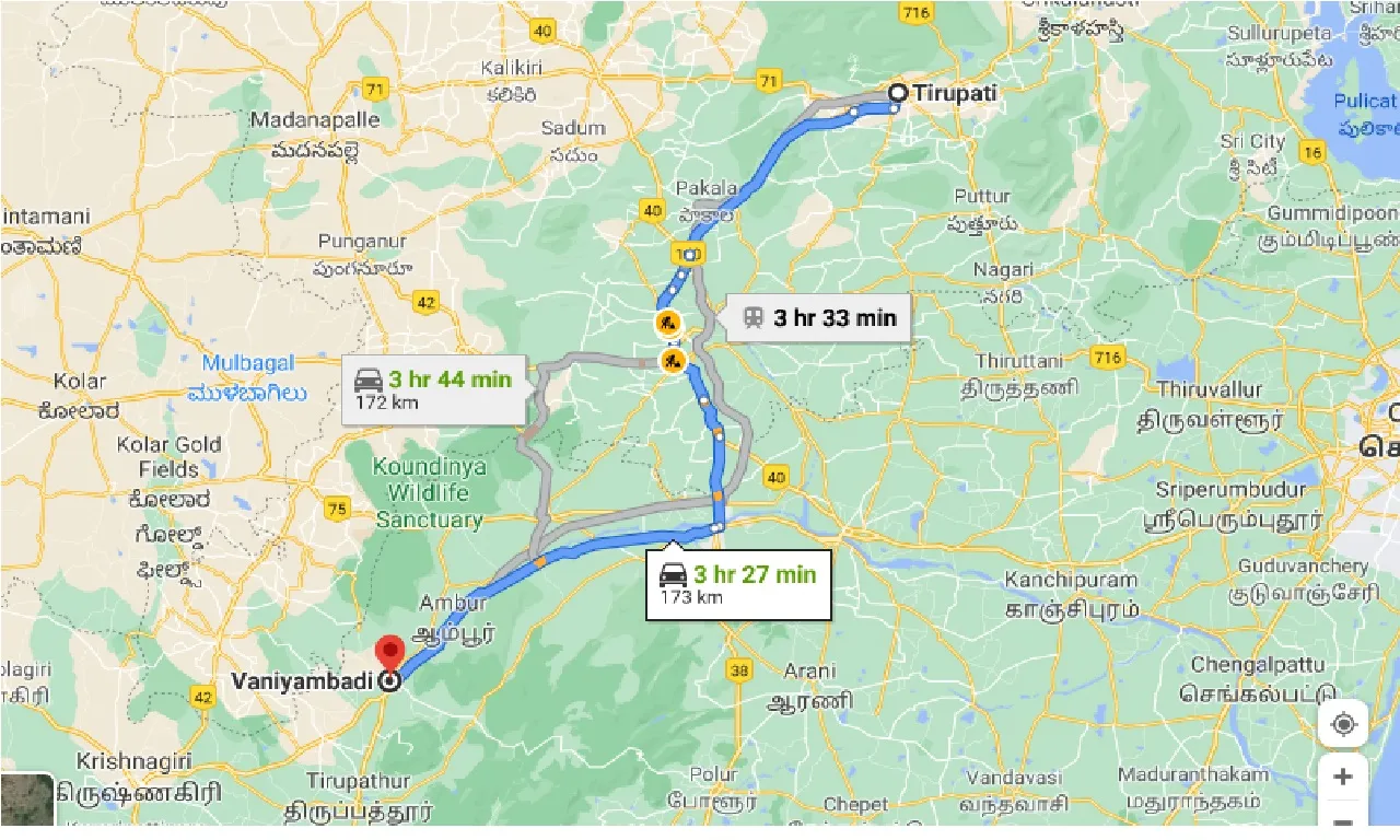 tirupati-to-vaniyambadi-taxi