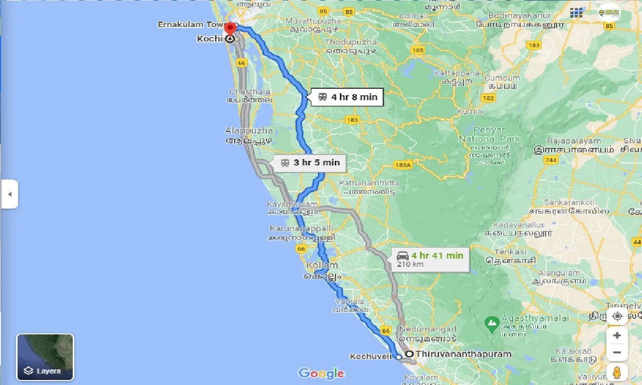 trivandrum-to-cochin-one-way