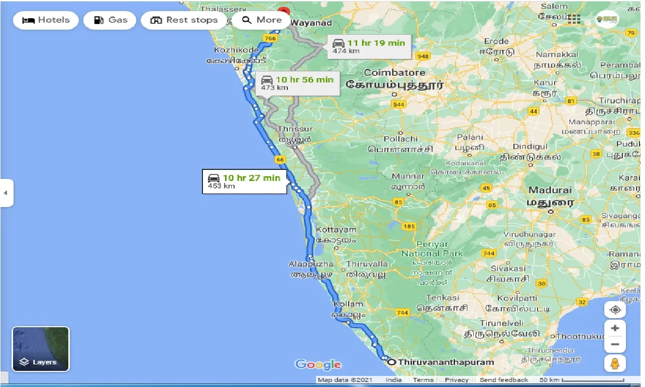 trivandrum-to-wayanad-round-trip