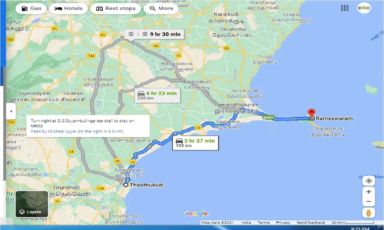 tuticorin-to-rameshwaram-one-way