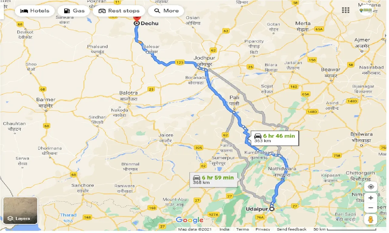 udaipur-to-dechu-one-way