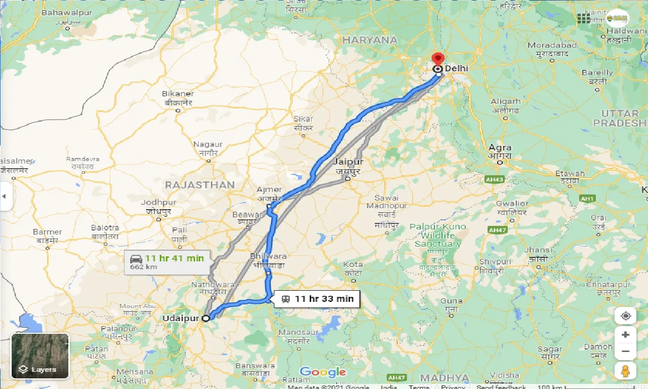 udaipur-to-delhi-one-way