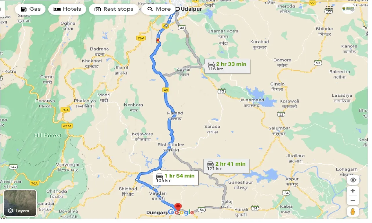 udaipur-to-dungarpur-one-way