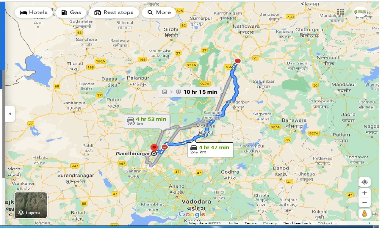 udaipur-to-gandhinagar-round-trip