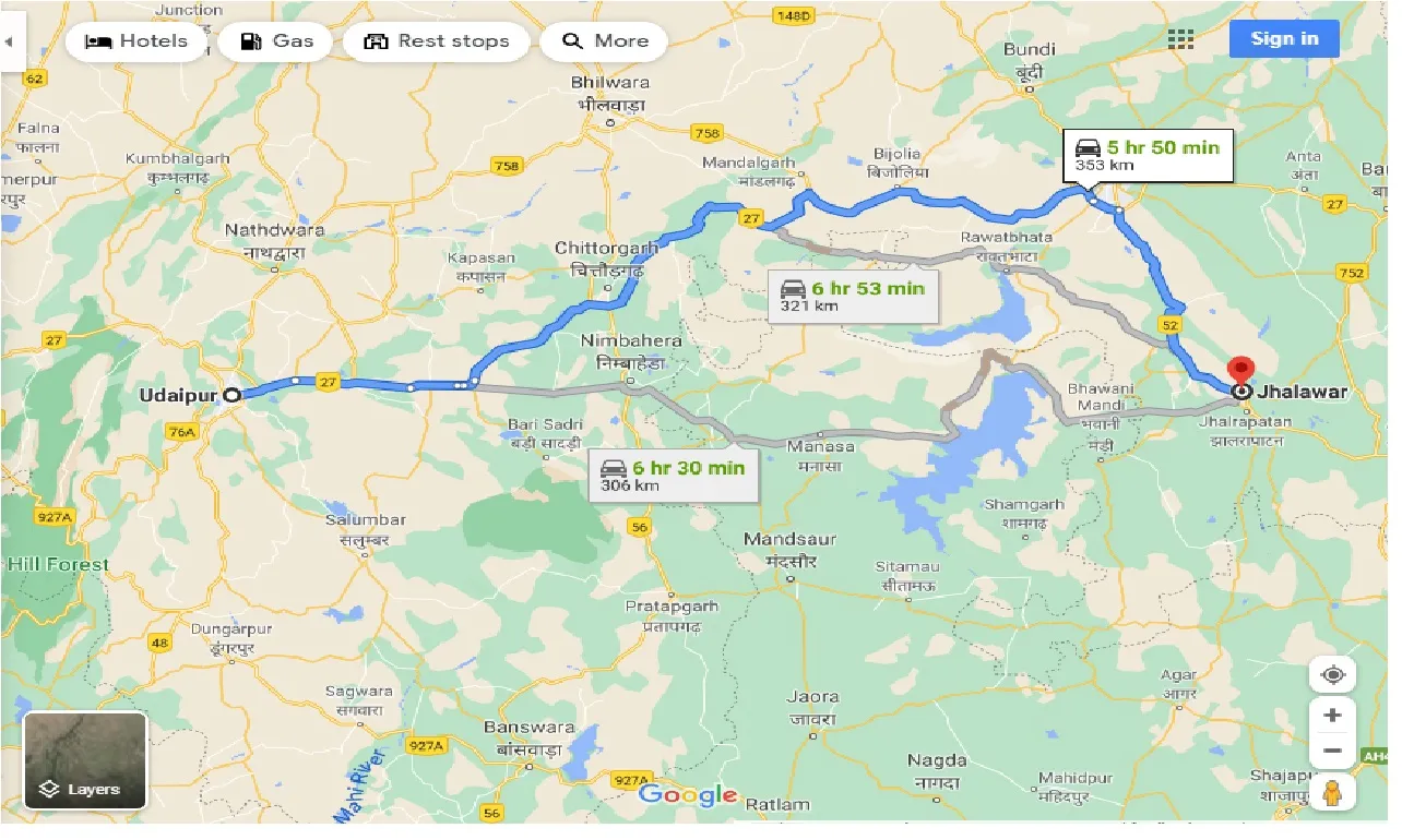 udaipur-to-jhalawar-taxi