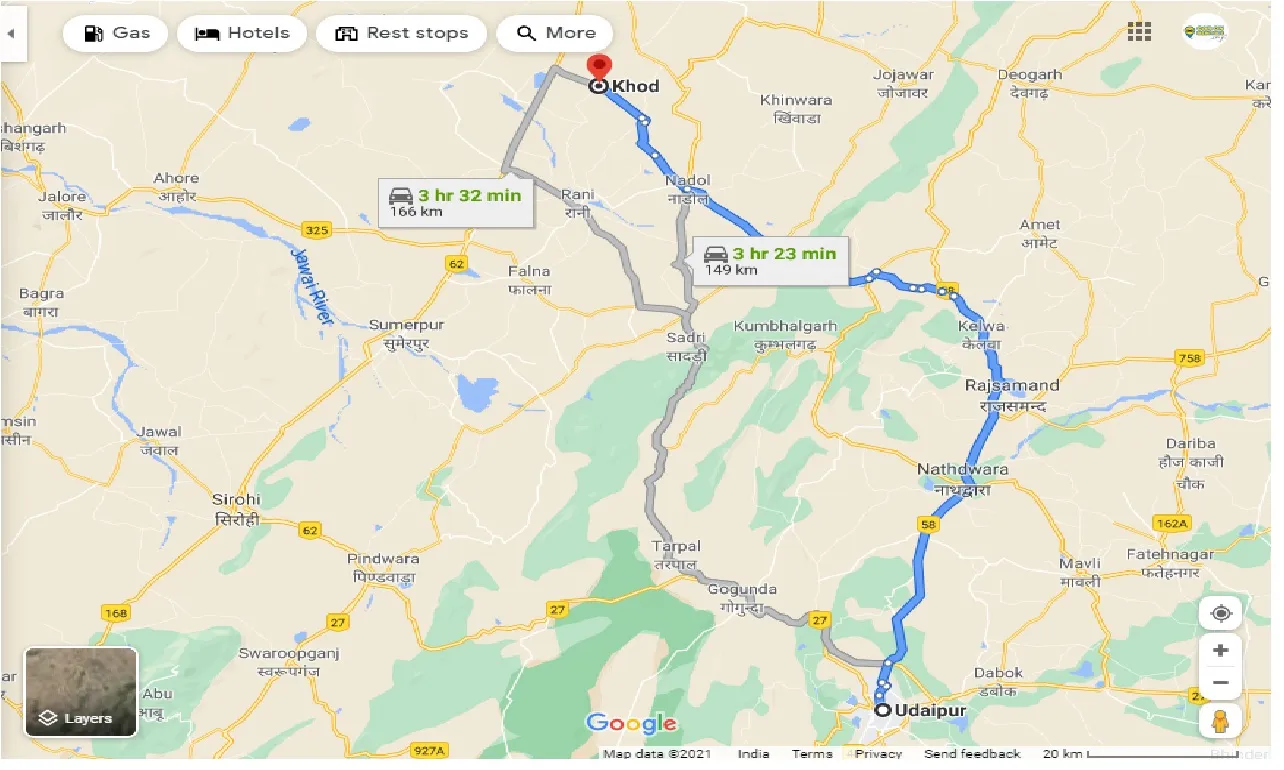 udaipur-to-khod-one-way