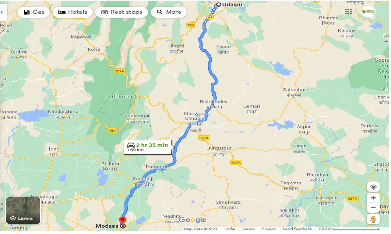 udaipur-to-modasa-one-way