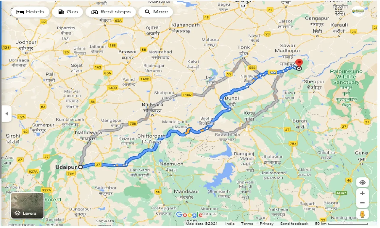 udaipur-to-ranthambore-one-way