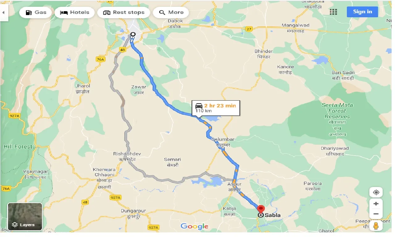 udaipur-to-sabla-one-way