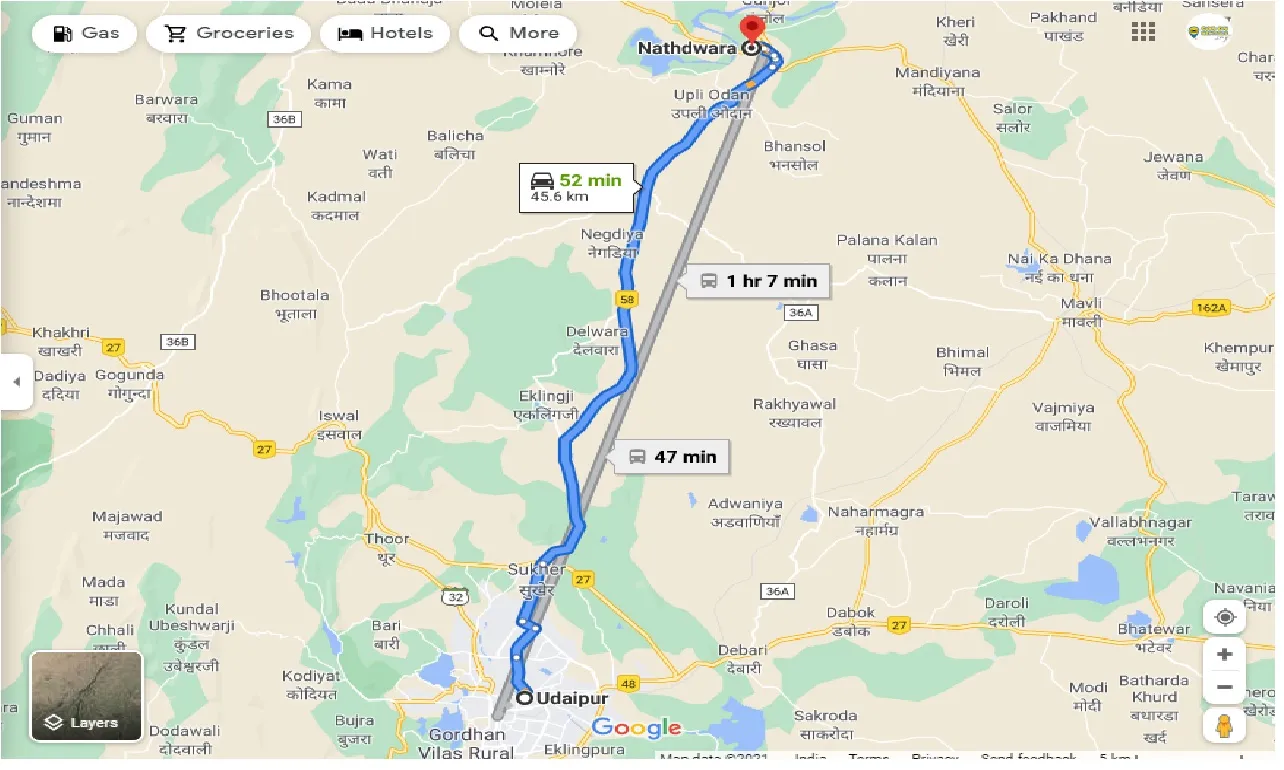 udaipur-to-shrinathji-round-trip