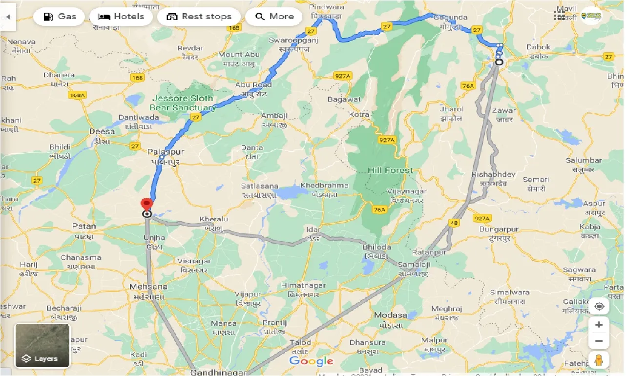 udaipur-to-siddhpur-one-way