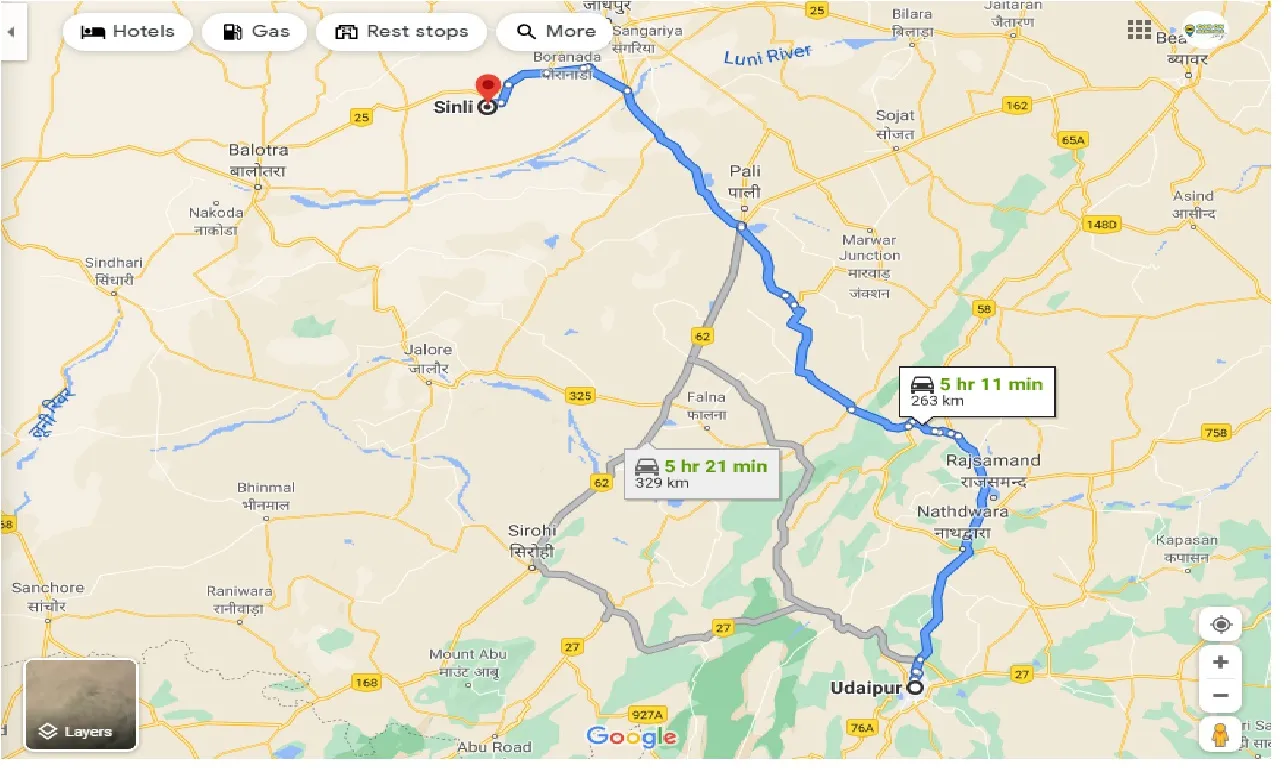 udaipur-to-sinli-one-way